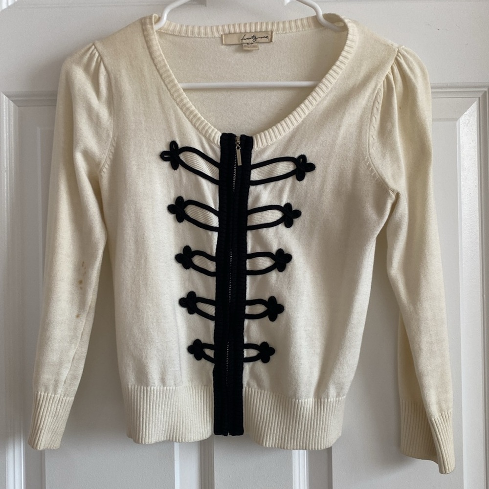 Forever 21 Cream Knit Sweater - Picture 3 of 9